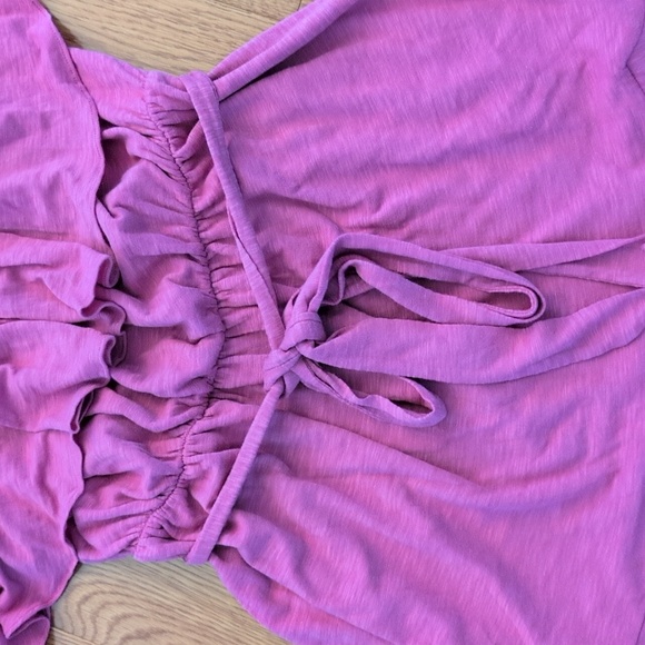 Express - Strapless Ruffle Mini Dress - Medium - Picture 5 of 7